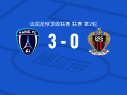 巴黎FC以3-0战胜尼斯，马尔凯蒂与谢尔吉各进一球